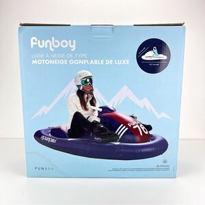 Funboy Luxury Inflatable Snowmobile Snow Sled